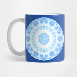 Kaleidoscope in blues Mug